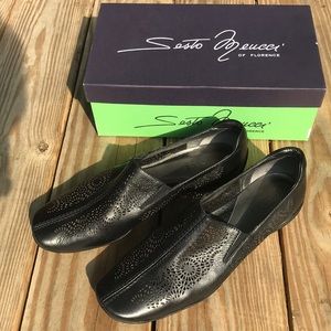 Women’s Sesto Meucci Uriah’s Black Calf moccasin